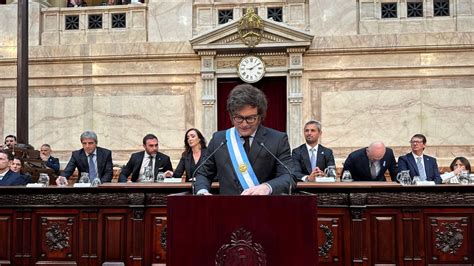 Javier Milei Present El Presupuesto Y Les Pidi A Las Provincias