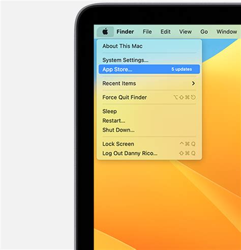 Macos Ventura Apple Menu App Store Cropped