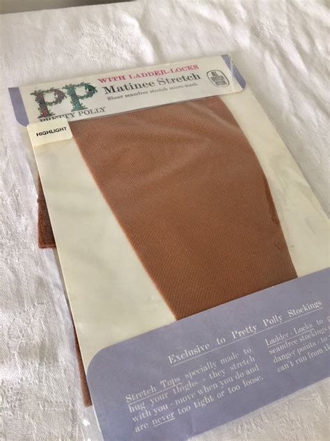 Vintage Pretty Polly Nude Stockings Still In Original Etsy Singapore