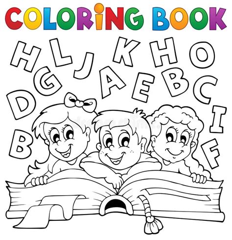 Tema 3 Do Aluno Do Livro Para Colorir Ilustração Do Vetor Ilustração De Vetor Educacional