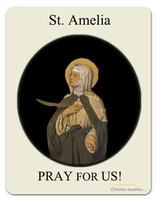 St. Amelia Patron Saint of Broken Arms - Christian Apostles.com