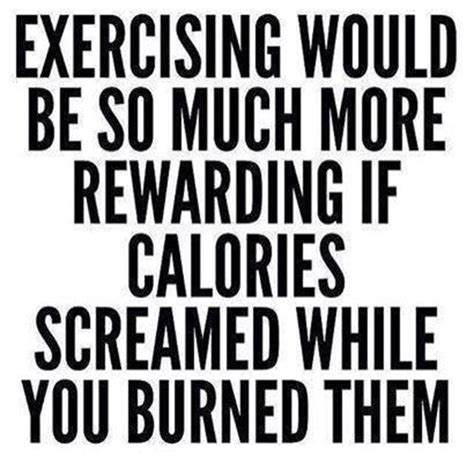 Fitness Humor 1 Exercising Would Be So Much More Rewarding If Calories Screamed While You