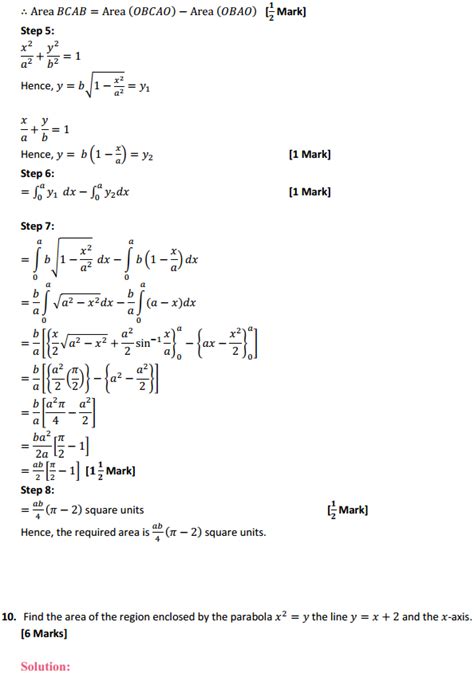 Ncert Solutions For Class Maths Chapter Application Of Integrals