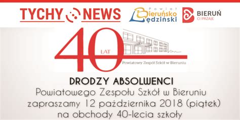 Jubileusz 40 lecia Powiatowego Zespołu Szkół w Bieruniu Tychy News