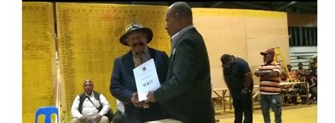 Luther Wenge Elected As Morobe Governor Post Courier