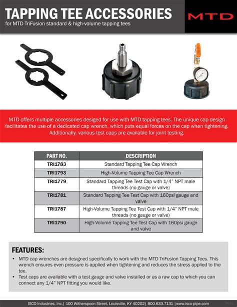 Tapping Tee Tools By Mtd Highland Issuu