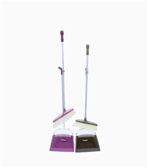 Big Mom Plastic Broom C W Dust Pan New Allwell Pest Cleaning