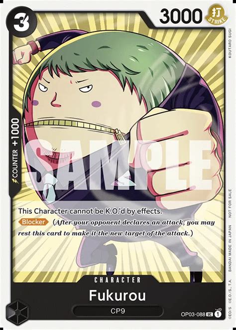 Op03 088p1 Fukurou Card One Piece Card Game