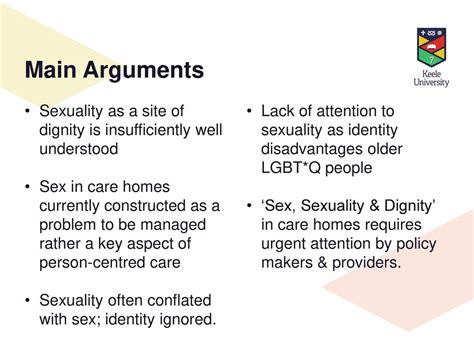 Dignity Well Being And Sexuality In Care Homes Ppt Download