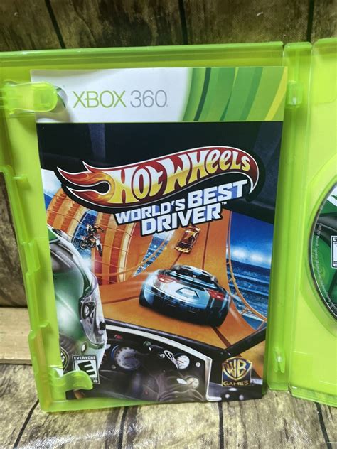 Hot Wheels Worlds Best Driver Microsoft Xbox Cib W Manual