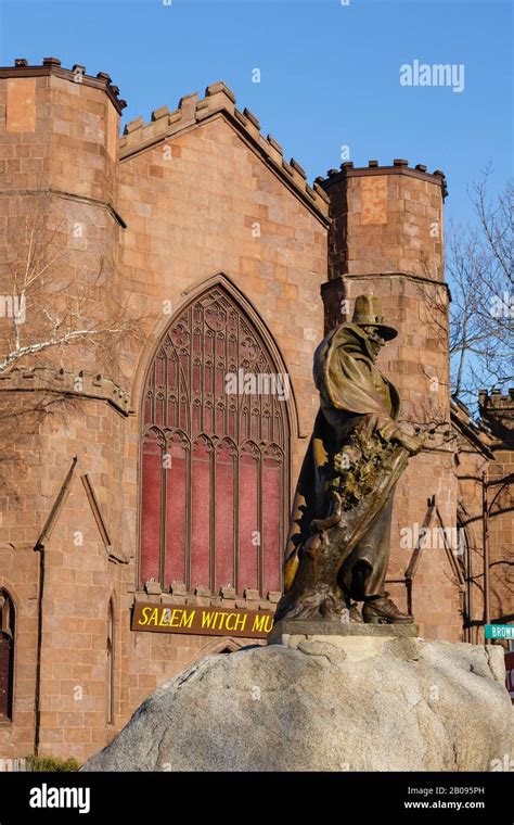 Salem Witch Museum in Salem, Massachusetts USA. This museum is about ...