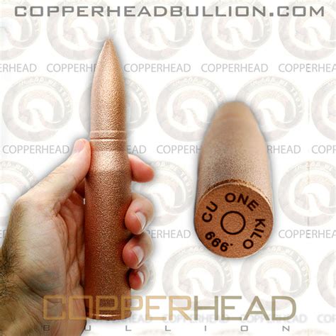 Solid Copper Bullion Bullets – Copperhead Bullion