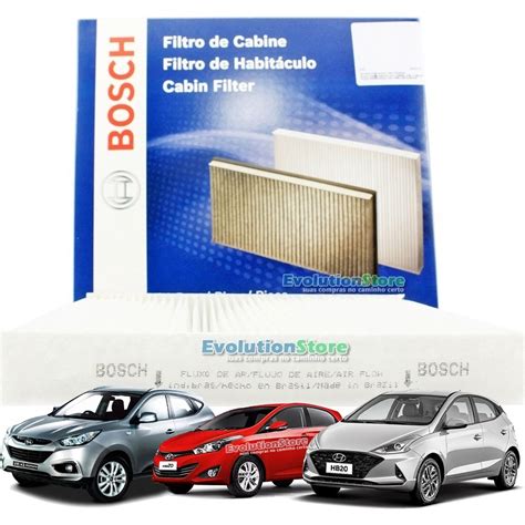 Filtro De Cabine Ar Condicionado Tucson Hb Ix Veloster Bosch