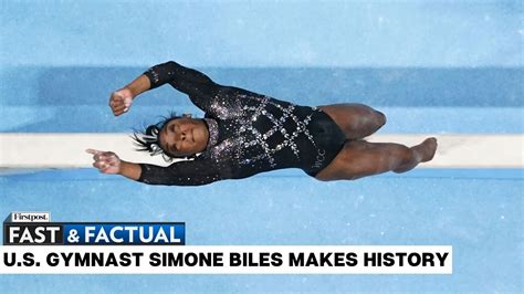 Us Gymnast Simone Biles Wins Record Eighth All Round National Title Youtube