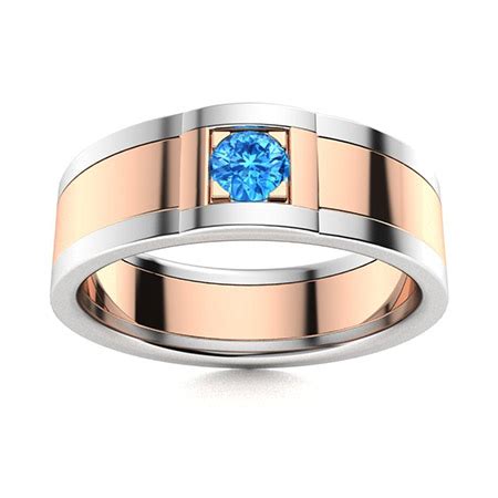 Men S Blue Topaz Wedding Bands Men S Blue Topaz Rings Diamondere