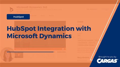 Hubspot Integration With Microsoft Dynamics Youtube