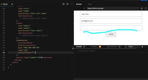 Controller With React Input Mask Issue 1255 React Hook Form React