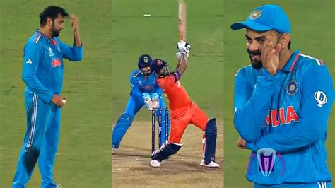 Virat Kohli Laughing Secretly When Teja Nidamanuru Hit Long Six Off