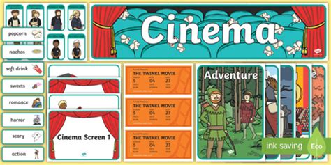 Cinema Role Play Pack Activity For Kids Teacher Made