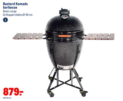 Bastard Kamado Barbecue Basic Large Grilloppervlakte Cm Aanbieding