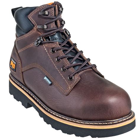 Timberland Pro Boots Mens Tb0a1711 214 Brown Ascender 6 Inch