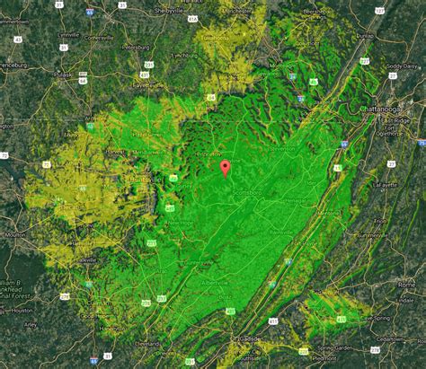 Repeater Coverage Jackson County Amateur Radio