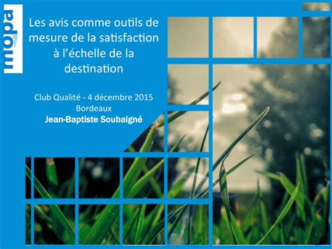 Pdf Les Avis Comme Outils De Mesure De La Satisfaction L Chelle De