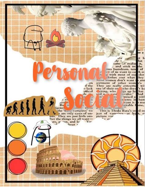 Portada De Personal Social Manualidades Plantillas Imprimibles