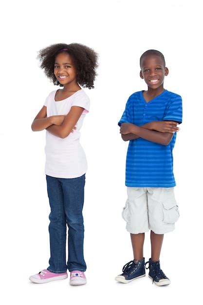 Premium Photo Brother And Sister With Arms Crossed