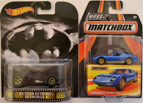 Buy Hot Wheels 2 Cars Bundle Batmobile Batman Returns Retro Series