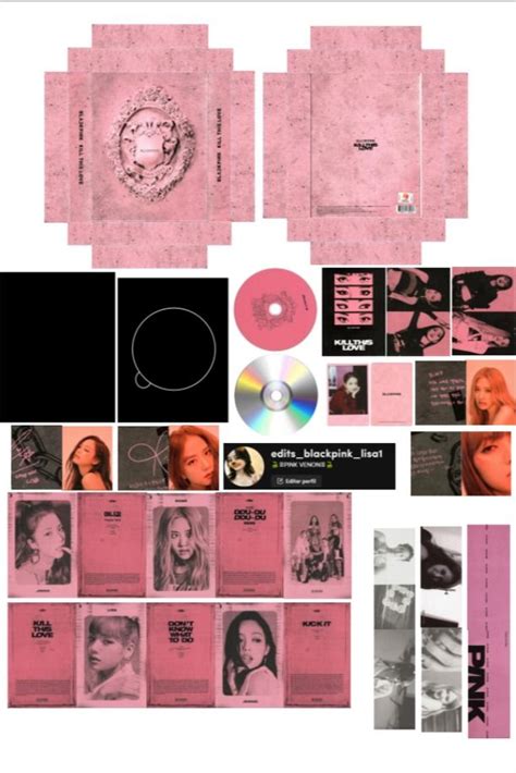 Blackpink Kill This Love Mini Album Pink Ver Planillas Para