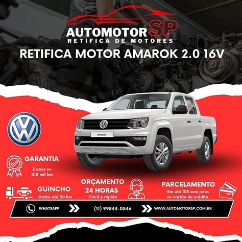 Servi O De Retifica Motor Amarok V Retifica Automotorsp