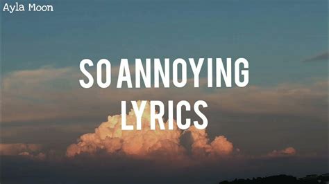 Mae Muller So Annoying Lyrics Youtube