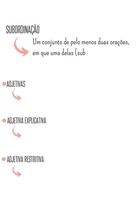 Exemplo De Oração Subordinada Adjetiva Explicativa