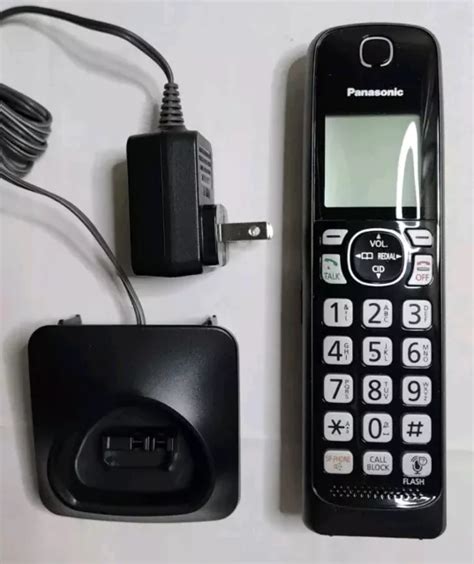 Tel Fono Inal Mbrico Panasonic Kx Tgda Para Kx Tgd Con Cargador