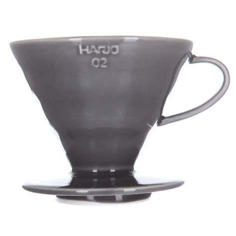 Купити Пуровер воронка Hario V60 02 кераміка сірий — Kultura Coffee