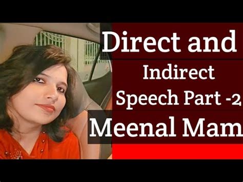 Direct And Indirect Speech Part 2 YouTube