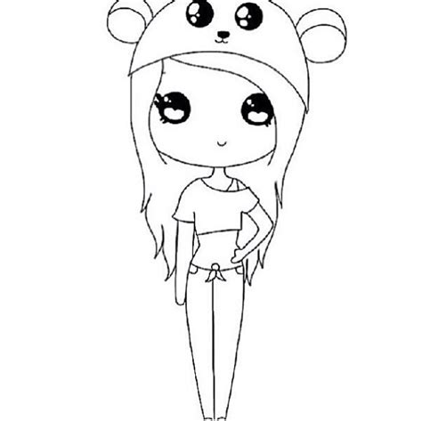 Panda Cute Drawing at GetDrawings | Free download