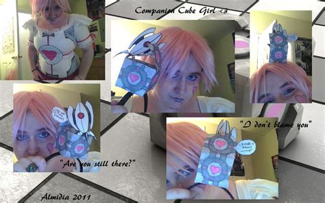 Companion Cube Cosplay by Almidia on DeviantArt