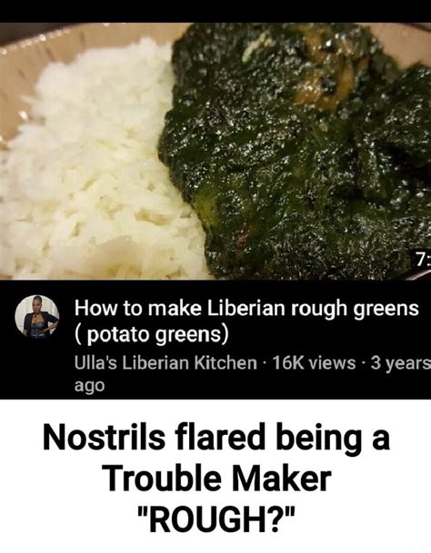 How To Make Liberian Rough Greens Potato Greens Ullas Liberian