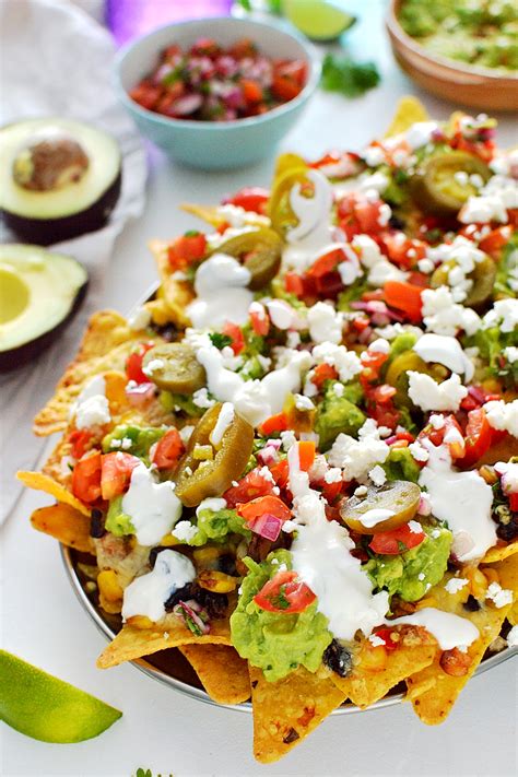 Fully Loaded Veggie Nachos