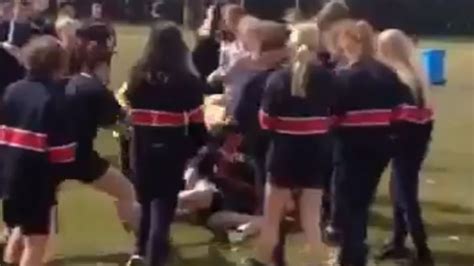 School Fight Video Gisborne Secondary College Student Brawls Prompt