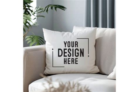 Beautiful Square Pillow Mockup Graphic By Bestmockupstore Creative