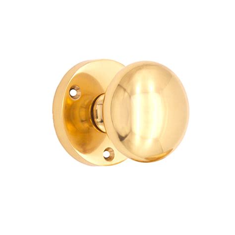 Victorian Door Knob Spira Brass