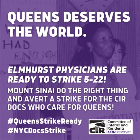 Mount Sinai Physicians At Elmhurst Hospital Set To Strike Monday