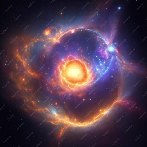 Premium Ai Image Supernova Nova Event Cosmic Blast Celestial Flare