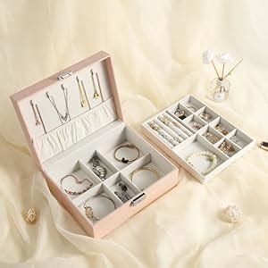 Chelory Jewellery Box Organiser For Women Girls Layers Large