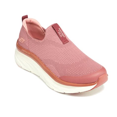 Skechers Damen Slipper D´lux Walker Mesh Memory Foam Qvc De