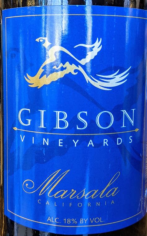 Gibson Vineyards Marsala The Wise Old Dog