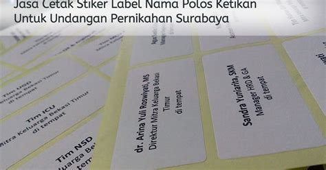 Stiker Undangan Coretan